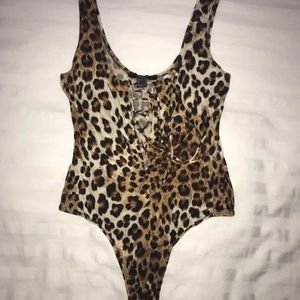 Cheeta Print Bodysuit